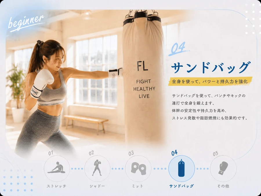 04 サンドバッグのプログラム紹介